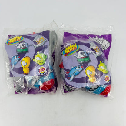 2000 Burger King Kids Meal Silly Slammers Airplane Lot of 2 TB2