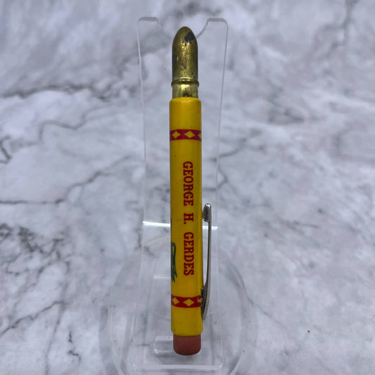 Vintage Bullet Pencil George H. Gerdes DeKalb Corn Dealer Dumont Iowa SE6-3