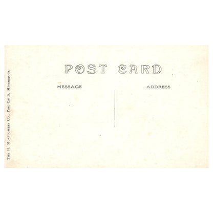 WWI Battleship a Speed Trial Scene - Original Postcard RPPC TJ8-4