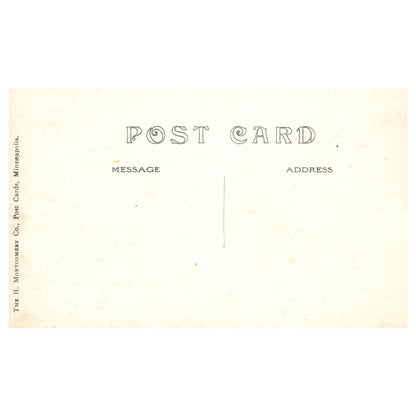 WWI Battleship a Speed Trial Scene - Original Postcard RPPC P3-6