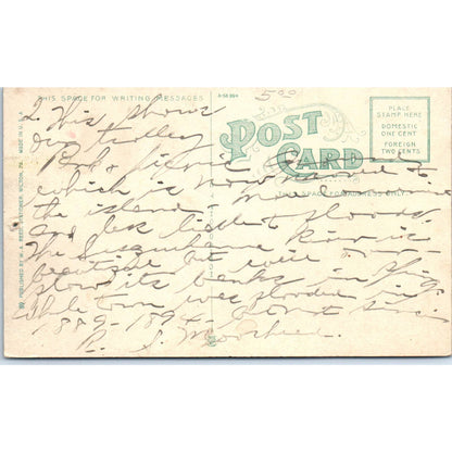 Antique Postcard Riverside Park Milton PA TD9-P1