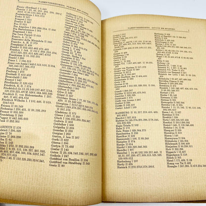 1923 Untergang Des Abenlandes Von Oswald Spengler Namen-Und Sachverzeichnis TF3