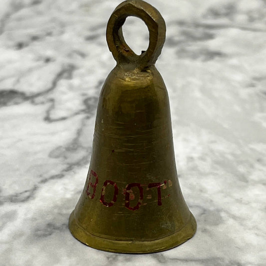 Vintage Brass Bell Boot Hill Cemetary Souvenir SA2