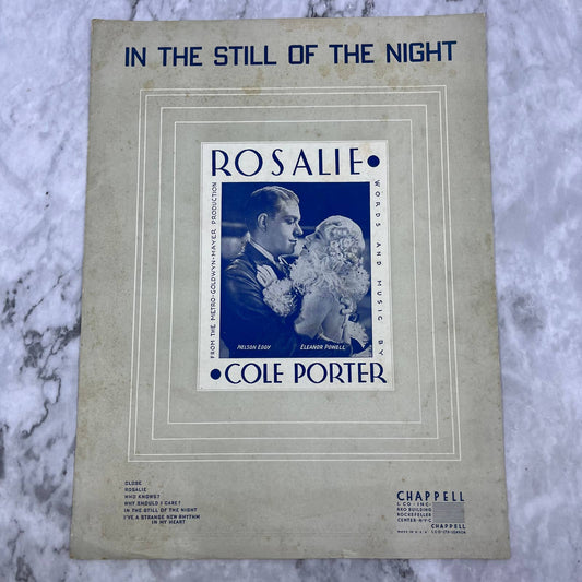 1937 "Rosalie" By Nelson Eddy, Eleanor Powell Sheet Music (Vintage) TH1