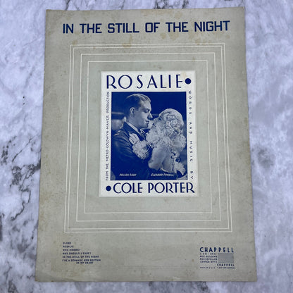 1937 "Rosalie" By Nelson Eddy, Eleanor Powell Sheet Music (Vintage) V42-2