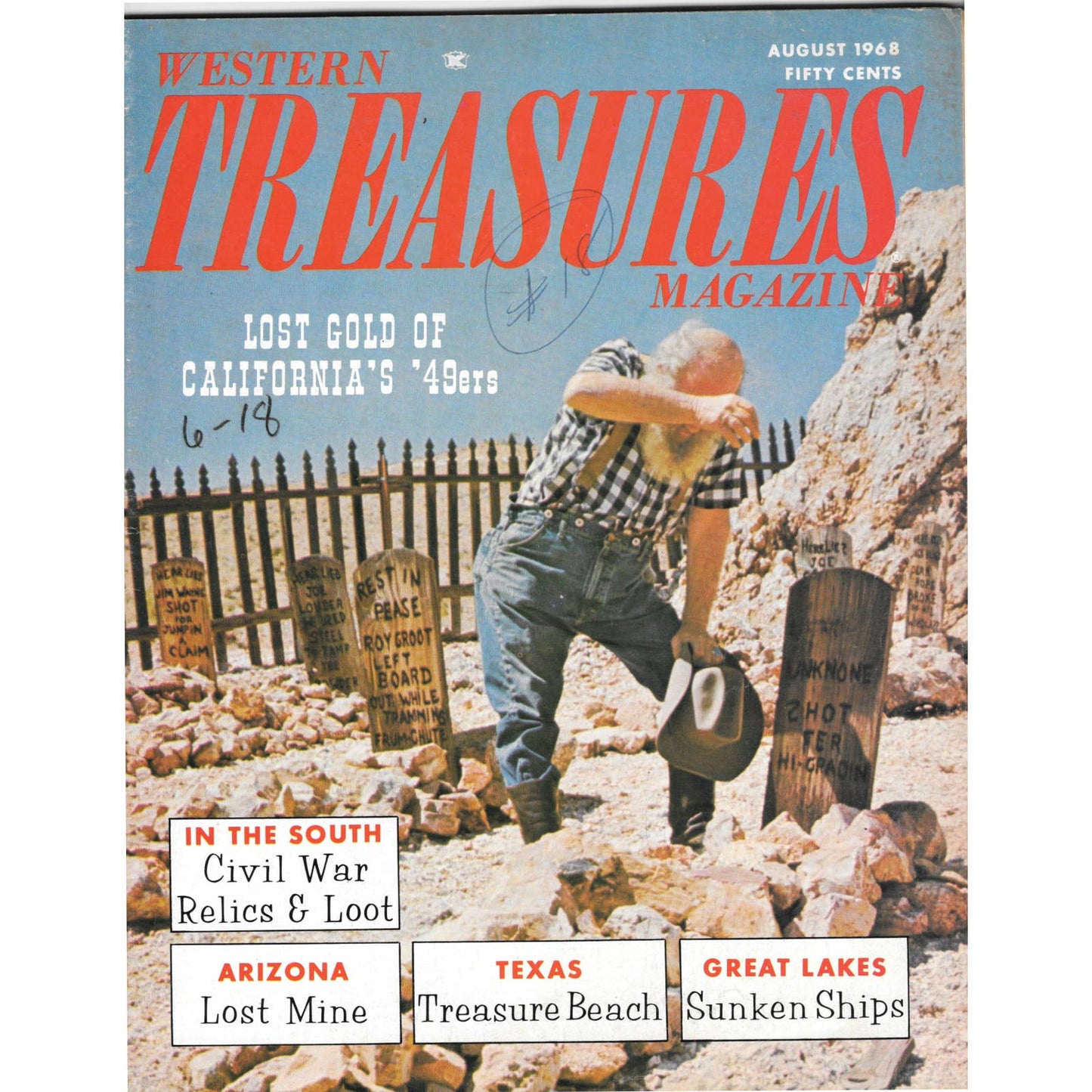 Western Treasures Magazine - Treasure Hunting Gold Metal Detecting Aug 1968 M5