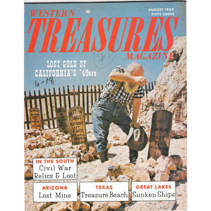 Western Treasures Magazine - Treasure Hunting Gold Metal Detecting Aug 1968 M5