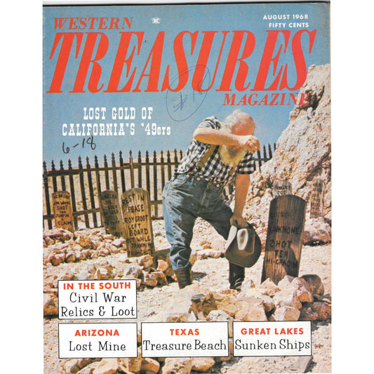 Western Treasures Magazine - Treasure Hunting Gold Metal Detecting Aug 1968 M5