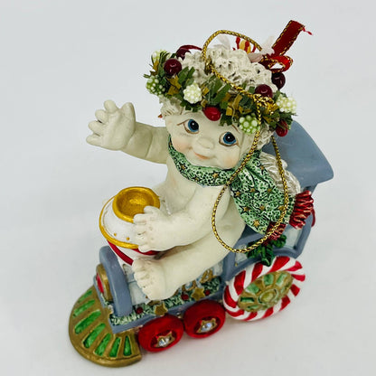 Dreamsicles CHERUB Train Hanging Christmas Ornament Angel Express 20375 TB2