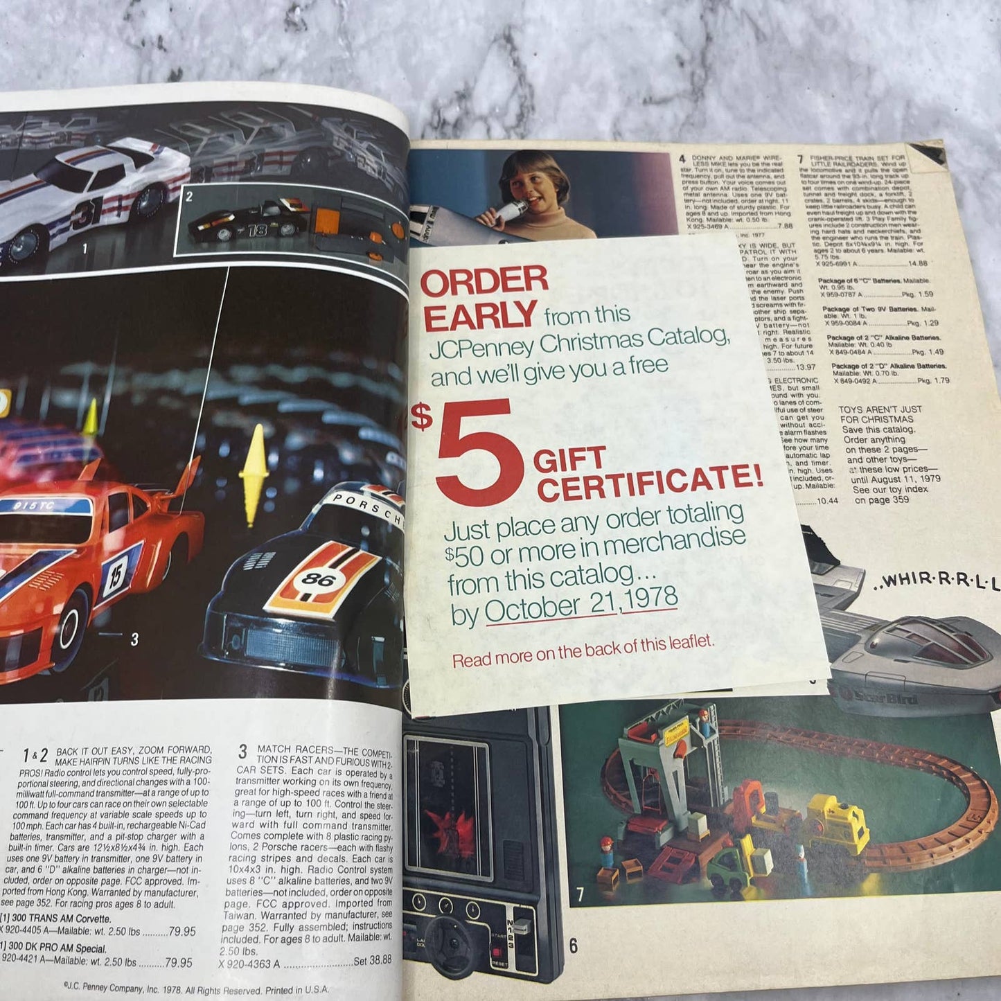 1978 JC Penny Christmas Wish Book Catalog - Great Vintage Toys & Gifts S1