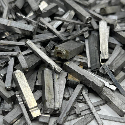 Huge Lot Vintage Letterpress Printers Block Various Size LETTERS & Spacers SE850