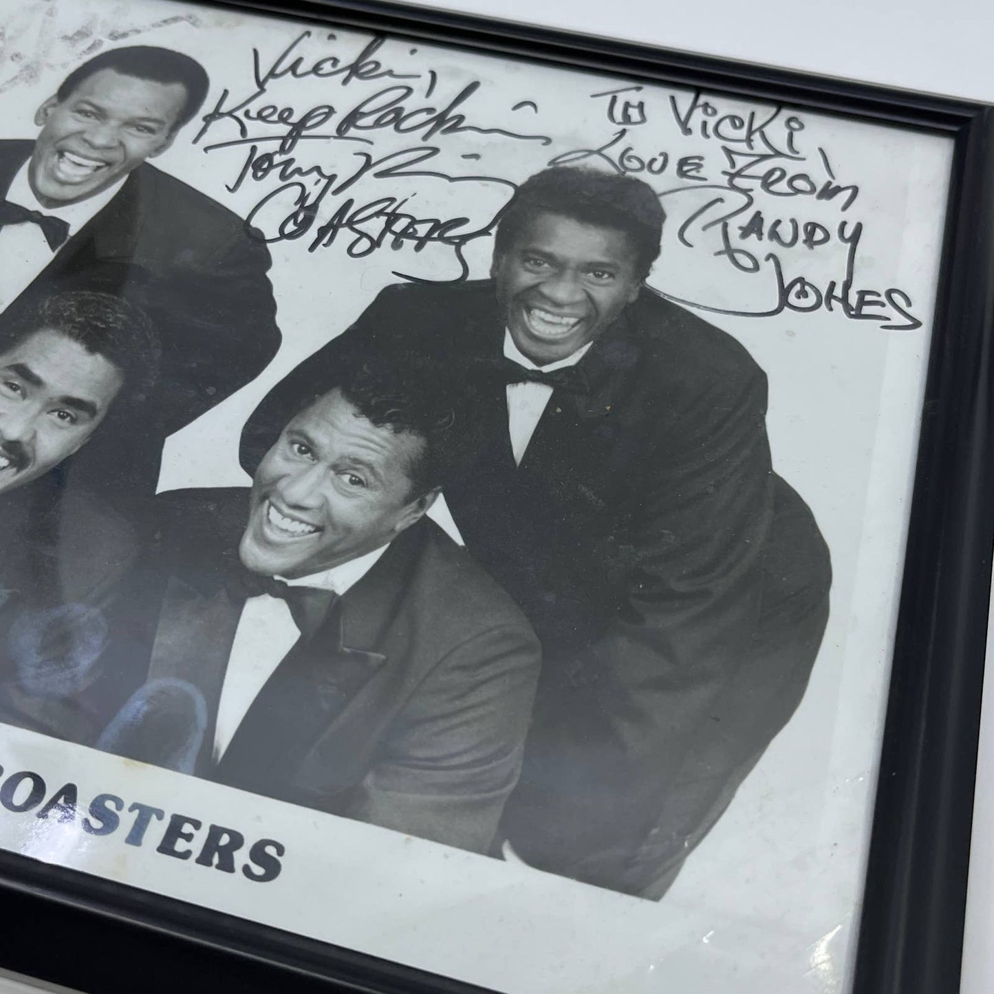 Vintage The Coasters Photo Autographed by All 4 Members TG3