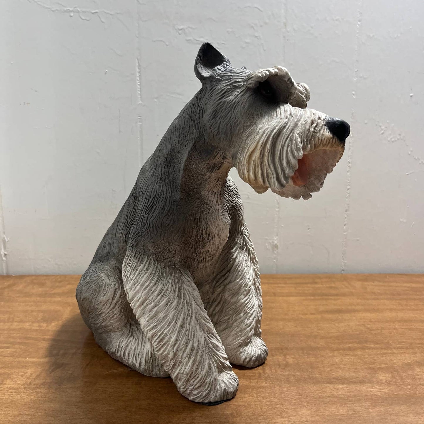 1986 Schnauzer Scottie Dog Resin Statue UNIVERSAL STATUARY # 506 12 x 8" USA TG5