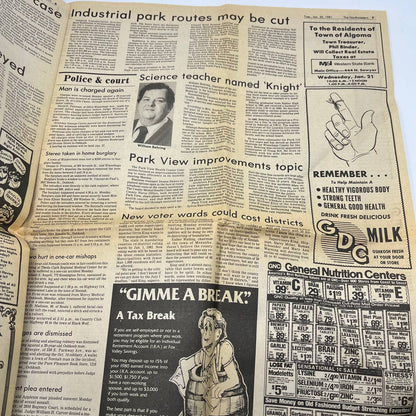 1981 Jan 20 OSHKOSH DAILY NORTHWESTERN Newspaper Reagan Sworn In TI6-13