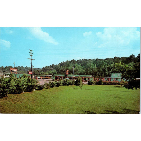 Katherine Court & Restaurant Meridian Mississippi - Original Postcard TJ9-P1
