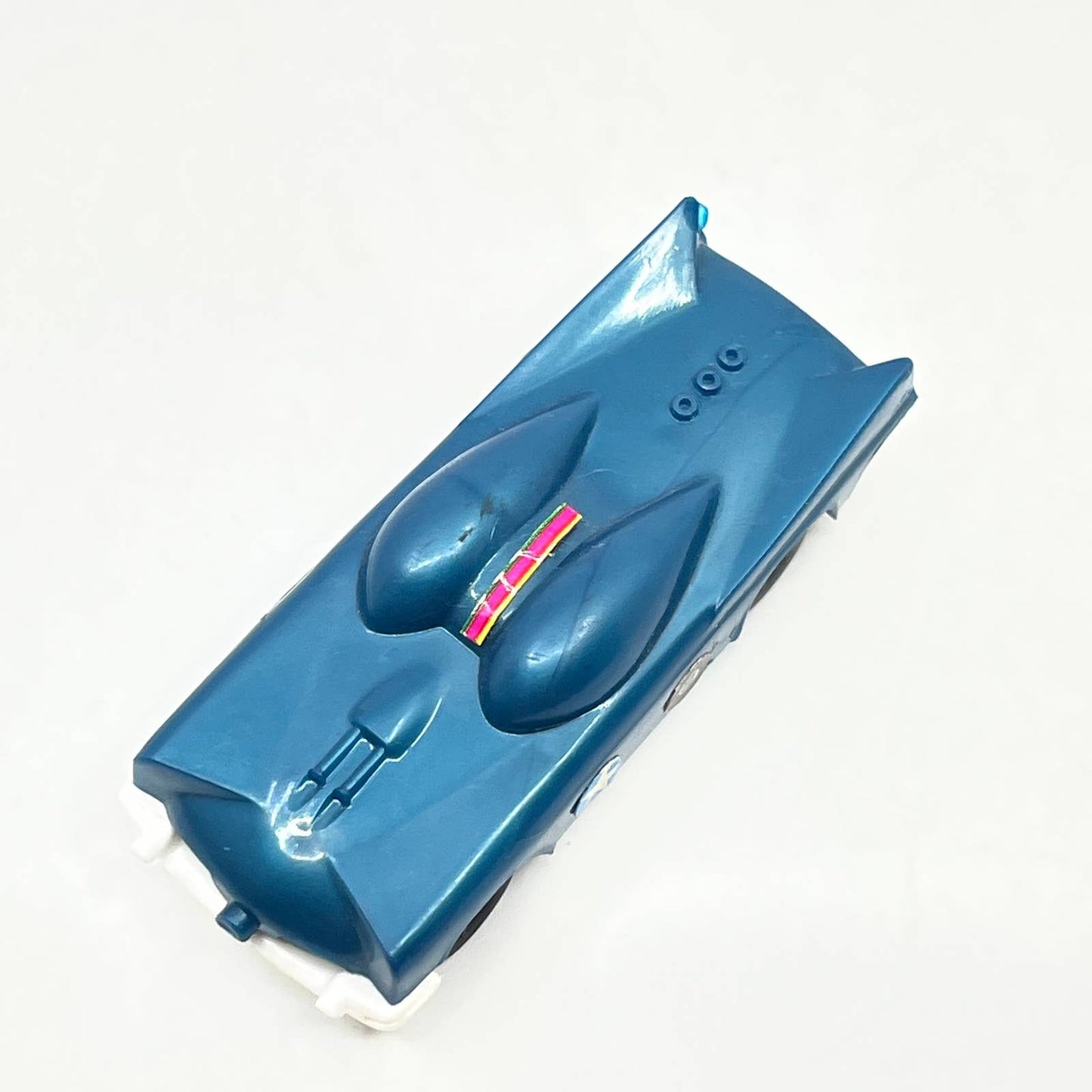1960s Early Vintage Plastic Lincoln Futura Batmobile Hero Car 2 1/4" Blue SD6