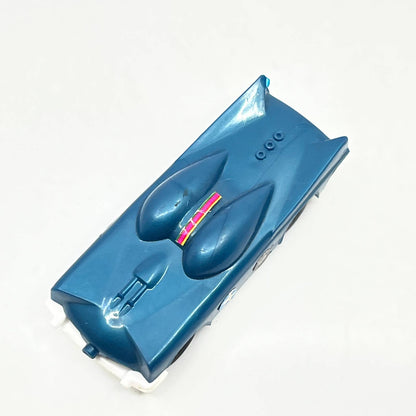1960s Early Vintage Plastic Lincoln Futura Batmobile Hero Car 2 1/4" Blue SD6