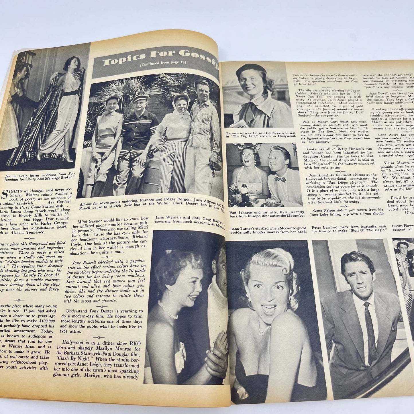 Silver Screen Magazine Maureen O´Hara Mitzi Gaynor Cyd Charisse Dec 1951 TC6