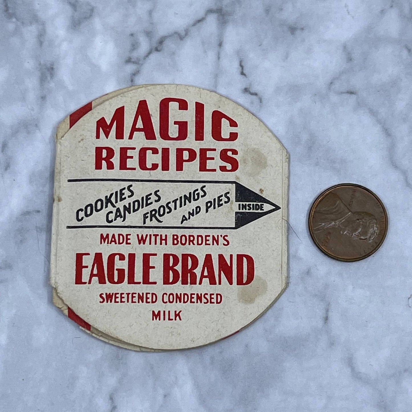 Mini BORDEN'S Eagle Brand Magic Recipes Advertising Cookbook SE7