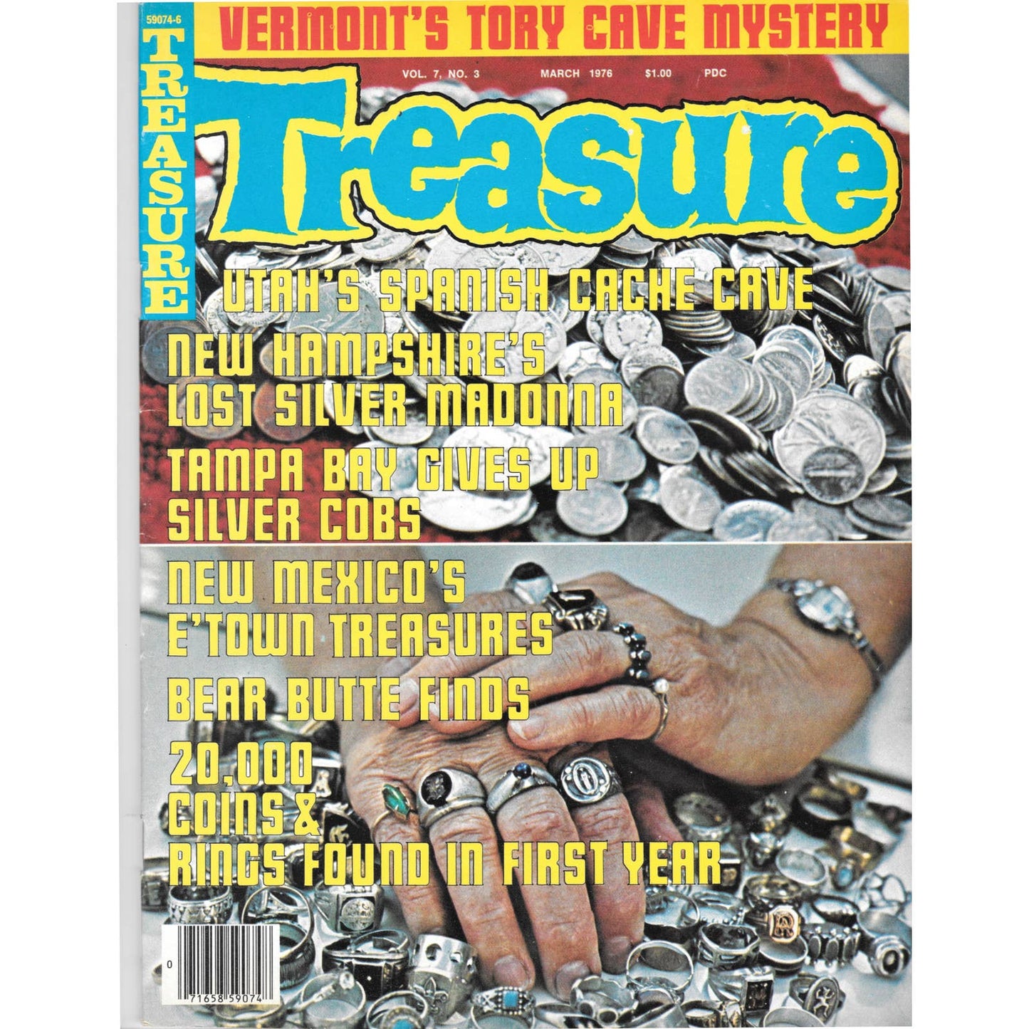 Treasure Magazine - Treasure Hunting Gold Mining Metal Detecting March 1976 M5