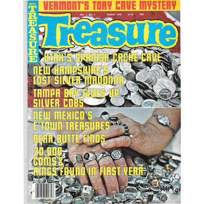 Treasure Magazine - Treasure Hunting Gold Mining Metal Detecting March 1976 M5