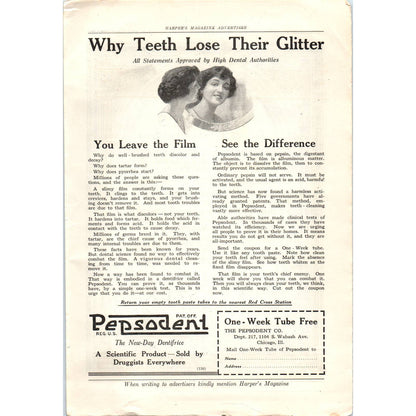 c1920 Harper's Magazine Ad - Adler Rochester Clothes Mens Styles 1918-19 TF6-1