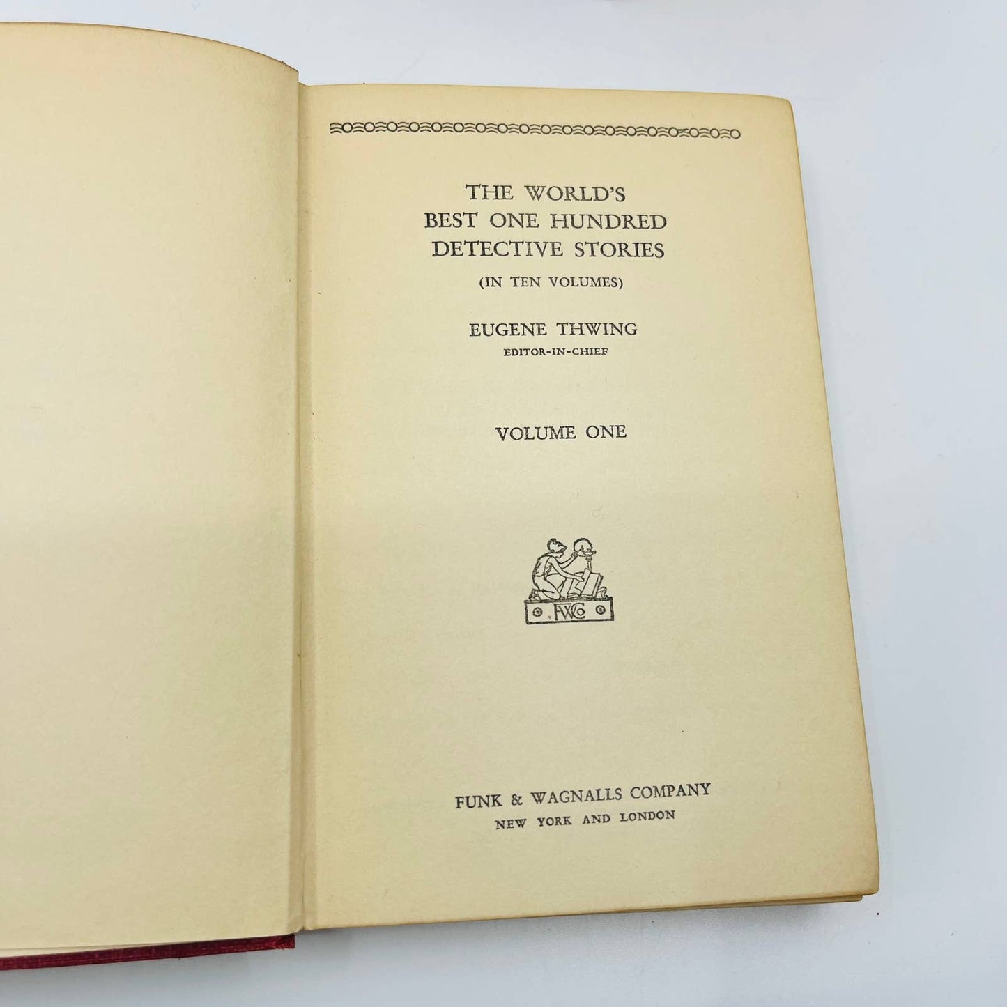 1929 World's Best 100 Detective Stories Funk & Wagnalls Complete Vol. 1-10 TA9