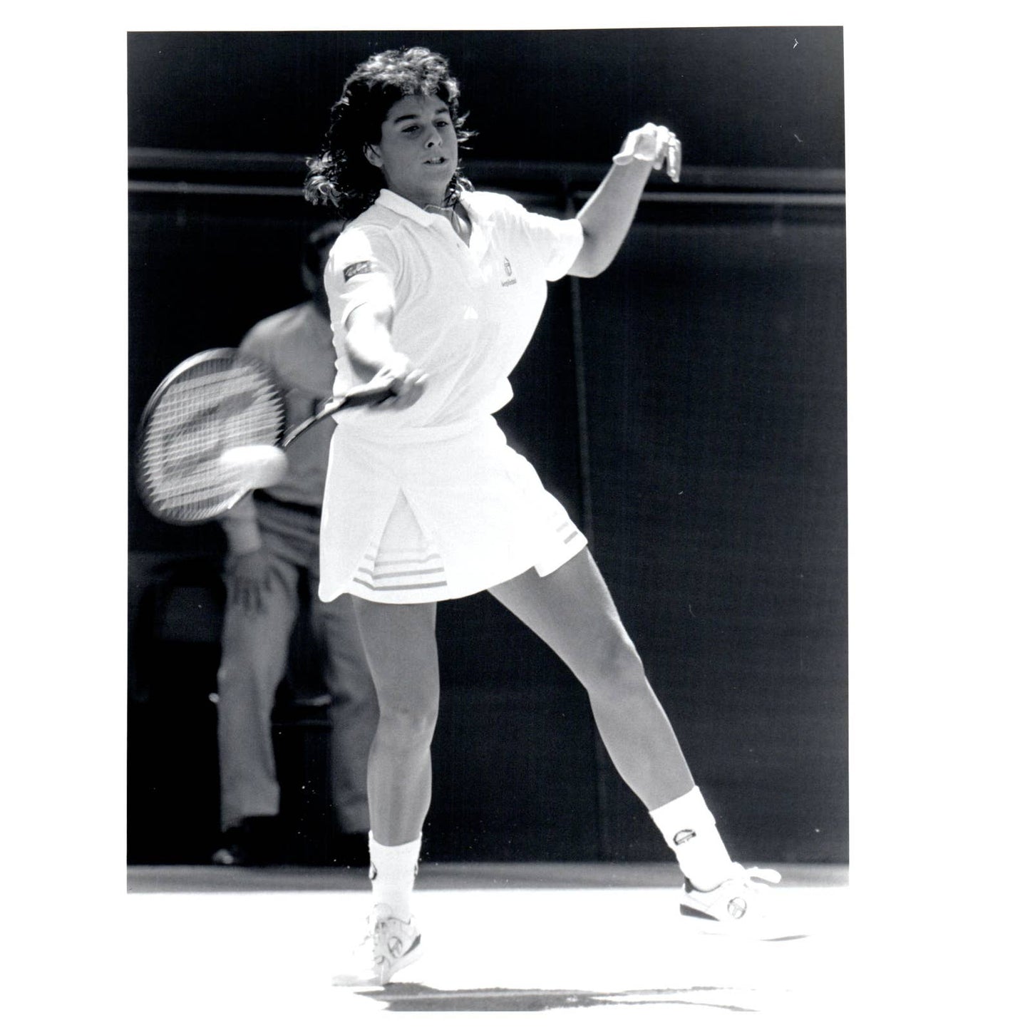 1989 Original Press Photo Women's Tennis Gabriela Sabatini ~8x10" AD2-4