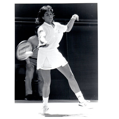 1989 Original Press Photo Women's Tennis Gabriela Sabatini ~8x10" AD2-4