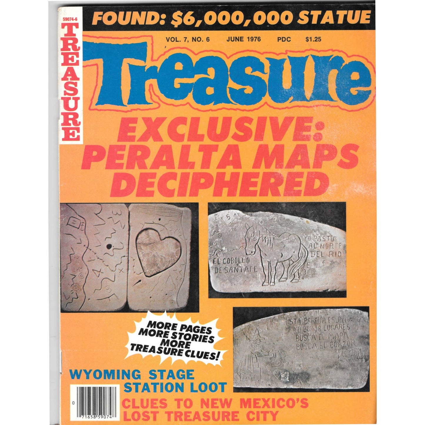 Treasure Magazine - Treasure Hunting Gold Mining Metal Detecting June 1976 M5