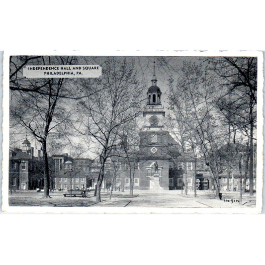 Vintage Postcard Independence Hall and Square Philadelphia PA TD9-P1