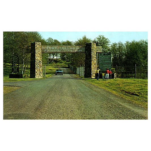 Vintage Postcard - Entrance to Columbia State Park Chinook Washington 1964 P4-6