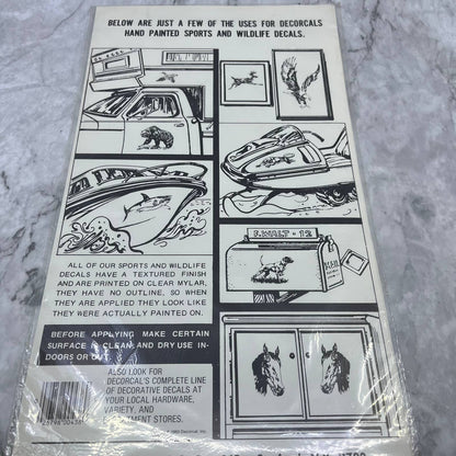 1977 NEW NOS Decorcal Sports & Wildlife Decal W-14 Canada Goose Hunting FL5