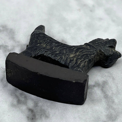 VTG 1980’s Hotsy Totsy Merry Magnetic Scotty Dog Pup Scottish Terrier Black SA2