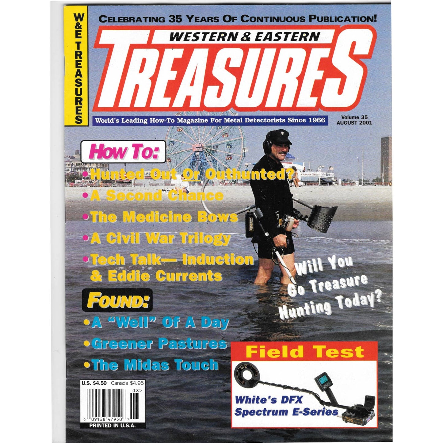 Western & Eastern Treasures Magazine - Treasure Hunting Aug 2001 M6
