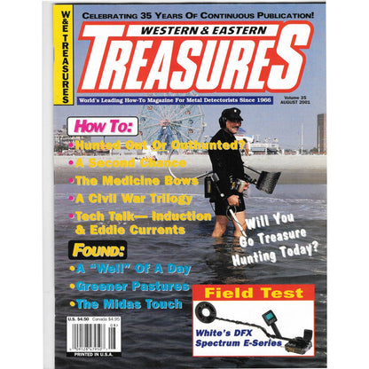 Western & Eastern Treasures Magazine - Treasure Hunting Aug 2001 M6