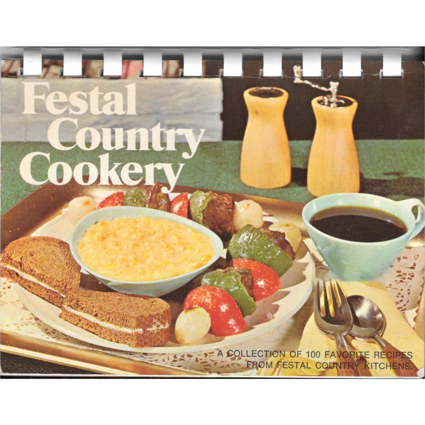 1981 Festal Country Cookery Recipe Cookbook TJ7