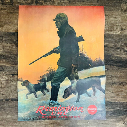 Vintage Remington Rifles UMC Hunting Rifle Poster 18 x 24 FL1