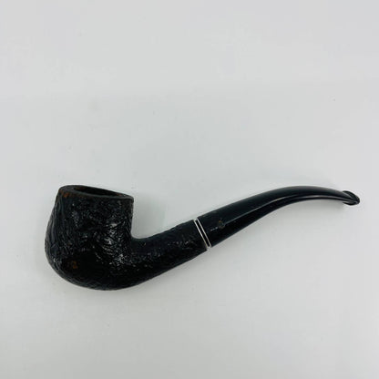 Vintage Medico Cavalier Rusticated Imported Briar Bent Estate Smoking Pipe 6”