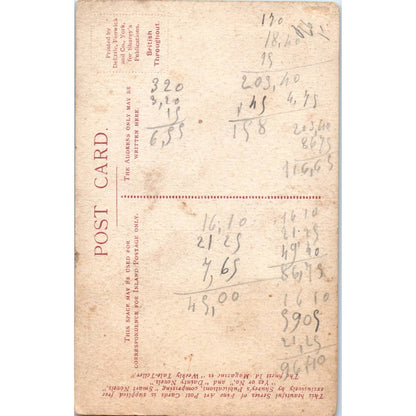 Sailing Boat Suez Canal c1910 Original Postcard TK1-20