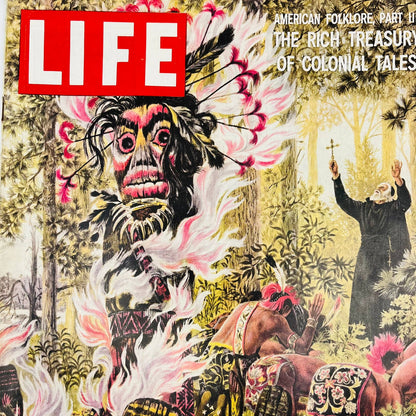 Vintage Life Magazine January 25, 1960 Colonial Folk Tales PONTIAC, Coke TA8