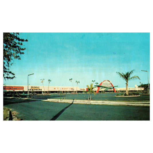 Vintage Postcard - Southgate Shopping Center Lakeland Florida 1980 AD9
