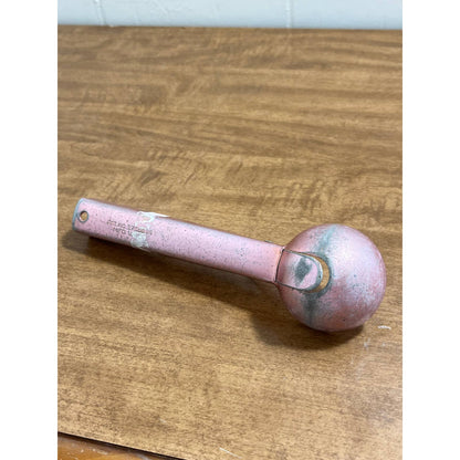 Vintage MCM 1950s Pink Aluminum Ice Cream Scoop Made in USA SD8