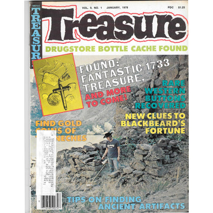 Treasure Magazine - Treasure Hunting Mining Metal Detecting Jan 1978 M4