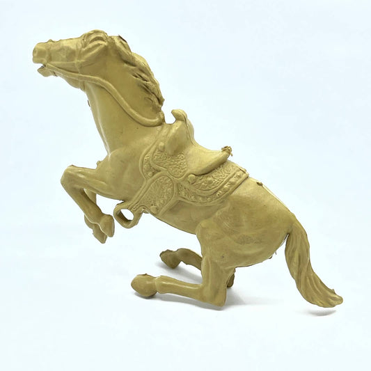 Marx 1960's Western Marx Fort Apache Tan Horse Rearing Up SD7