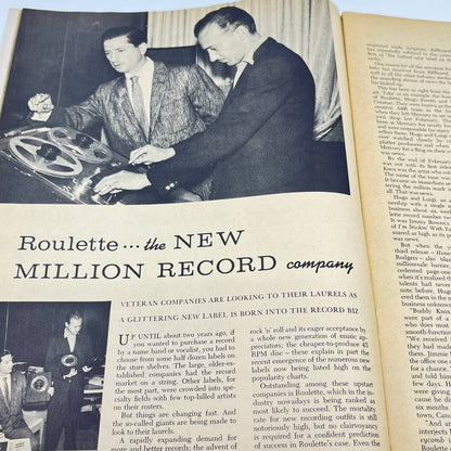 1950s Popular Music Magazine Tommy Sands Bing Crosby Tony Curtis Bobby Helms TC6