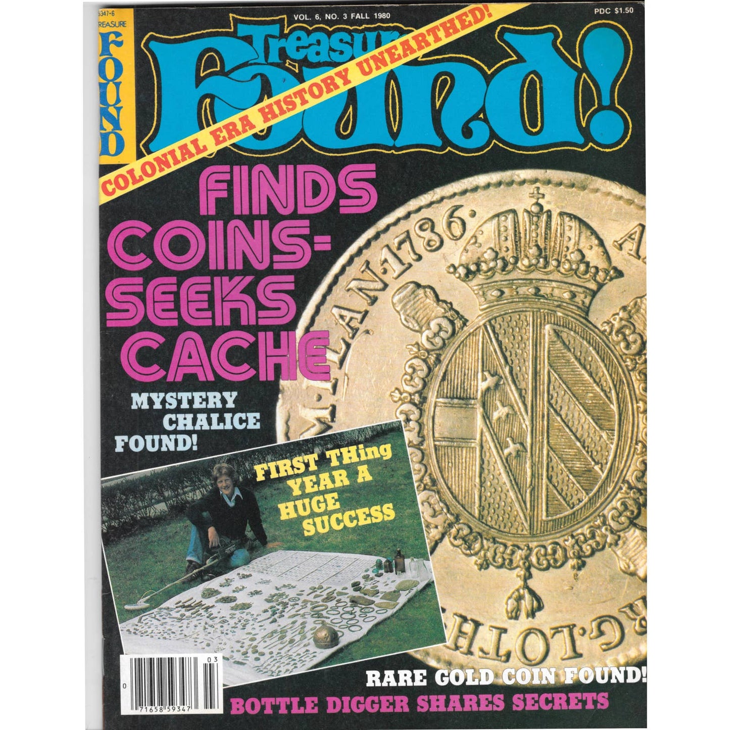 Treasure Found Magazine - Treasure Hunting Gold Metal Detecting Fall 1980 M4