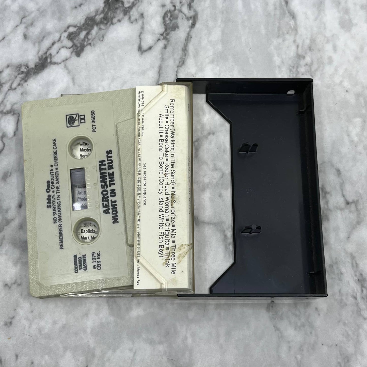 AEROSMITH NIGHT IN THE RUTS 1979 Hard Rock Cassette Tape TC7-49