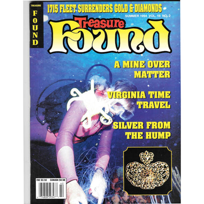 Treasure Found! Magazine 1994 Summer Metal Detecting Gold Diamonds M2