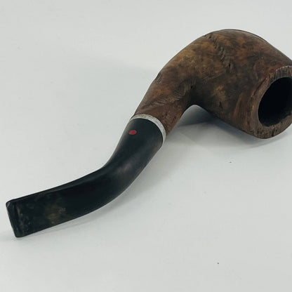 Vtg LHS Purex Super Fine Imported Briar Bent Apple Tobacco Smoking Pipe 53